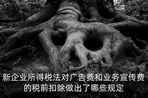 廣告費和業(yè)務(wù)宣傳費 有什么規(guī)定，廣告費和業(yè)務(wù)宣傳費的扣除標(biāo)準(zhǔn)是多少