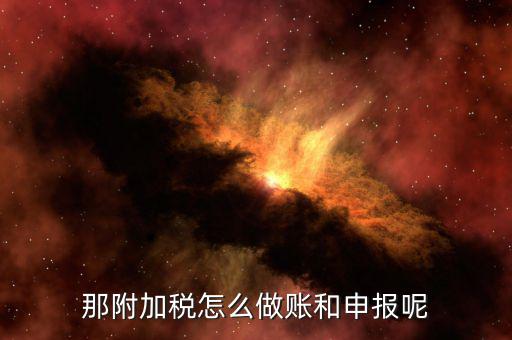 各項附加稅申報說明之后做什么，增值稅及附加稅費申報表填完后怎么申報