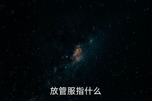 稅收放管服是什么意思，放管服是什么意思 放管服的解釋