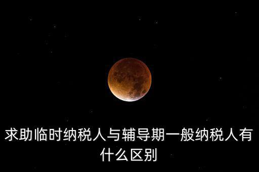 什么是臨時納稅人，臨時一般納稅人是什么意思
