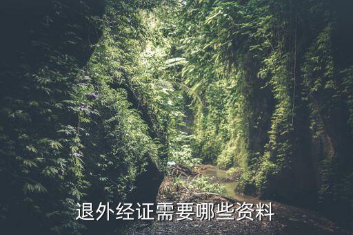 外經(jīng)證注銷需要帶什么資料，退外經(jīng)證需要哪些資料