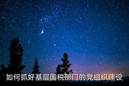 國稅基層建設是什么，基層建設是指什么
