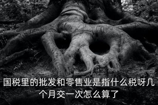 批發(fā)零售業(yè)交什么稅，批發(fā)零售商行需要交哪些稅