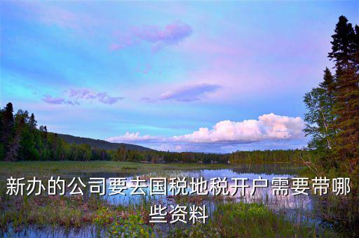 新辦的公司要去國(guó)稅地稅開(kāi)戶需要帶哪些資料