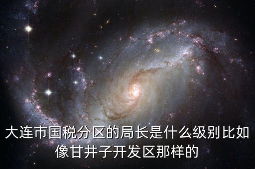 大連國(guó)稅局長(zhǎng)什么級(jí)別，大連市國(guó)稅分區(qū)的局長(zhǎng)是什么級(jí)別比如像甘井子開(kāi)發(fā)區(qū)那樣的