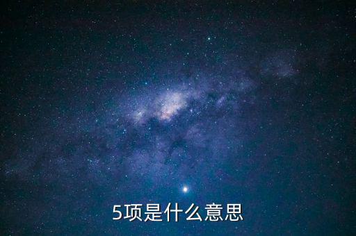 五項(xiàng)辦稅制度是什么意思，5項(xiàng)具體是什么意思