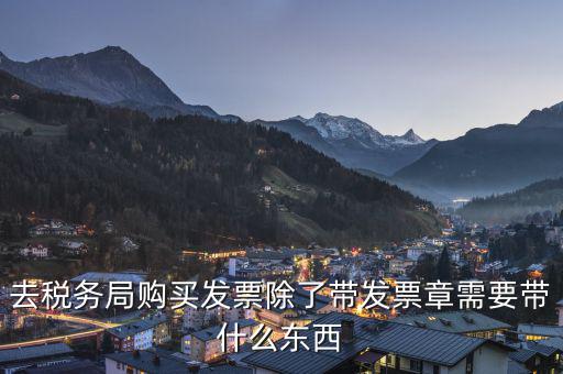 拿發(fā)票需要帶什么，去稅務(wù)局領(lǐng)發(fā)票需要帶什么資料去