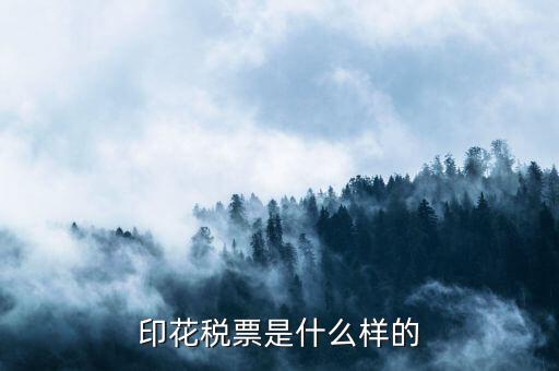 什么是印花稅發(fā)票，印花稅票是什么樣的