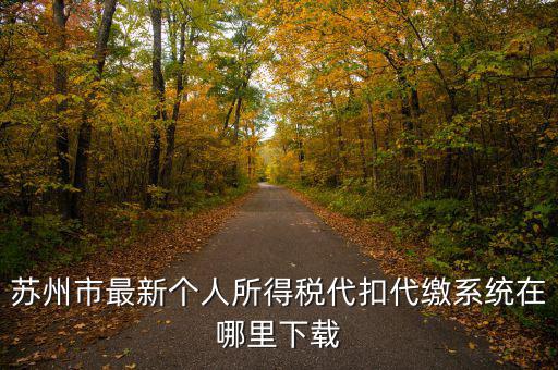 蘇州什么app可以查個稅，蘇州市最新個人所得稅代扣代繳系統(tǒng)在哪里下載