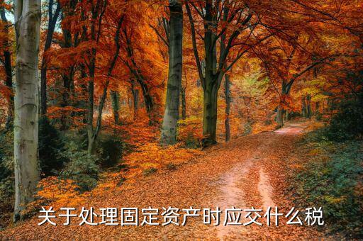 自用固定資產(chǎn)交什么稅，固定資產(chǎn)交易稅