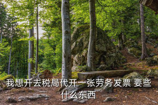 開勞務票需要什么條件，我想開去稅局代開一張勞務發(fā)票 要些什么東西