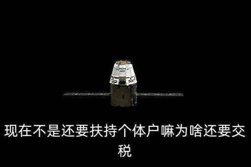 個體戶為什么要報稅，我就是個個體戶為什么要交稅