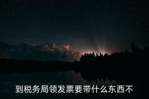 自助領(lǐng)發(fā)票需要什么資料，去稅務(wù)局領(lǐng)發(fā)票需要帶什么資料去