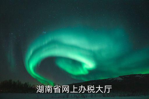 湖南網(wǎng)上報稅是在什么網(wǎng)站，湖南地稅網(wǎng)上申報系統(tǒng)