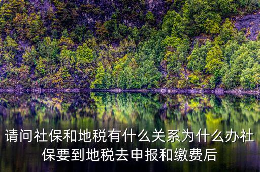 為什么醫(yī)保由地稅收，社保為什么要地稅代扣