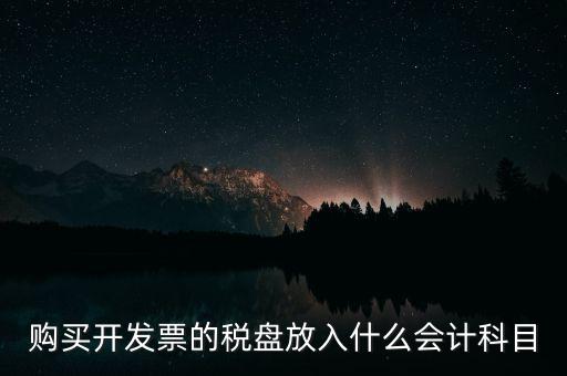 購(gòu)買開發(fā)票的稅盤放入什么會(huì)計(jì)科目