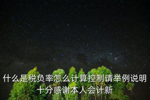 什么叫稅務(wù)控制計(jì)算法，企業(yè)所得稅如何控制