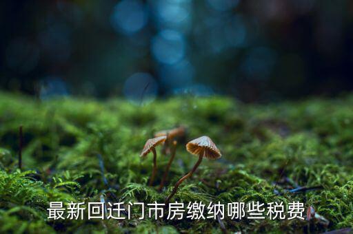 回遷房都繳納什么稅，買二手回遷房需要交哪些稅費(fèi)