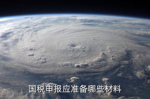 國稅報稅帶什么，國稅申報應(yīng)準(zhǔn)備哪些材料