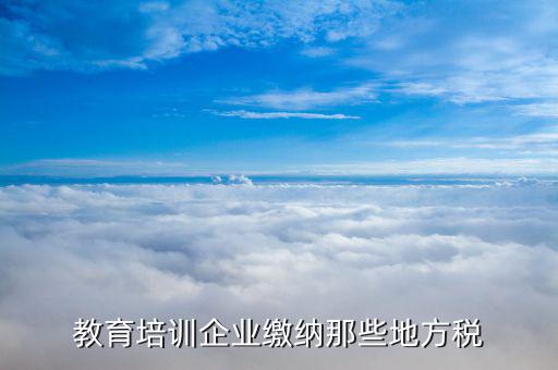 培訓(xùn)機構(gòu)應(yīng)交什么稅，民辦非企業(yè)培訓(xùn)類學(xué)校應(yīng)交什么稅 請教指點