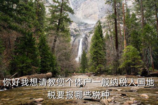 一般納稅人地稅交什么稅，地稅應(yīng)交哪些稅
