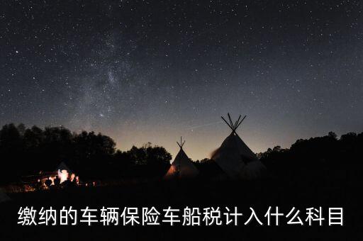 繳納車(chē)船稅后會(huì)給什么憑據(jù)，繳納的車(chē)輛保險(xiǎn)車(chē)船稅計(jì)入什么科目