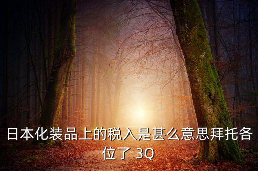 日本的納稅號是什么意思，日本購物納稅問題