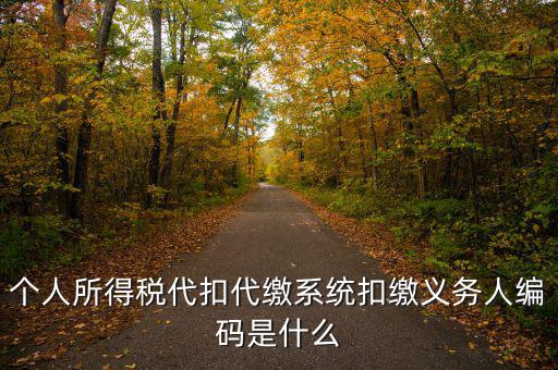 扣繳義務(wù) 填什么，請問扣繳義務(wù)人編碼是指什么呀