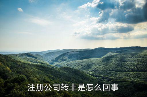 國(guó)稅轉(zhuǎn)非是什么意思，稅務(wù)登記證轉(zhuǎn)非是什么意思