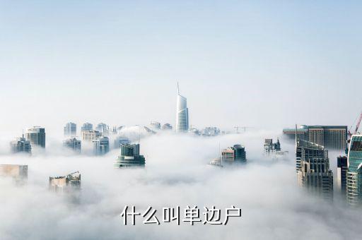 什么是國稅單邊戶，什么叫單邊戶