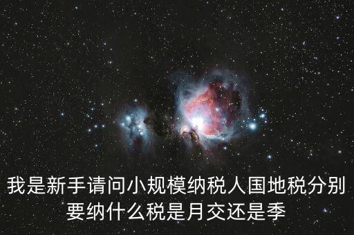 小型納稅人地稅交什么區(qū)別，小規(guī)模納納稅人和一般納稅人的地稅有什么區(qū)別