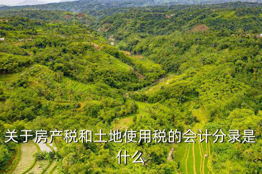 房產稅和土地使用稅計入什么科目，房產稅和土地稅應該用哪個科目核算