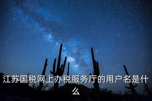 江蘇國(guó)稅用戶名密碼是什么，江蘇國(guó)稅網(wǎng)上辦稅服務(wù)廳的用戶名是什么