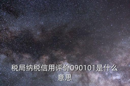 稅局101是什么意思，101是什么意思