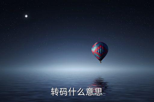 半稅時什么叫轉(zhuǎn)碼，轉(zhuǎn)碼是什么意思