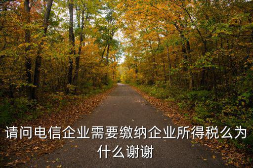 電信服務(wù)交什么稅，請問電信企業(yè)需要繳納企業(yè)所得稅么為什么謝謝