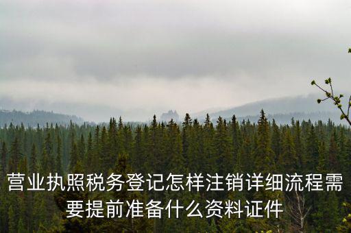 稅務登記注銷要帶什么資料，稅務局注銷個體戶需要帶的東西