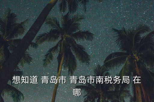 青島稅務(wù)局在什么地方，青島國(guó)稅局在什么位置在什么路上
