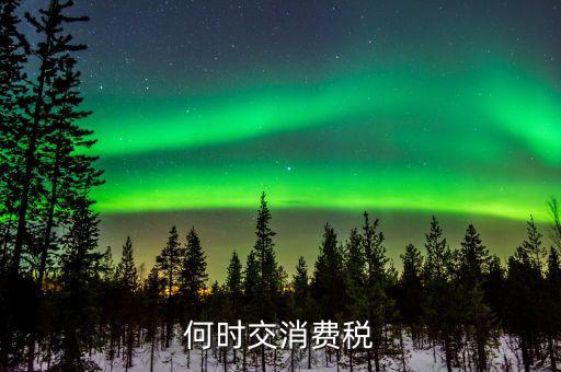 什么時候用消費稅，稅務知識收到預付款后何時繳納消費稅
