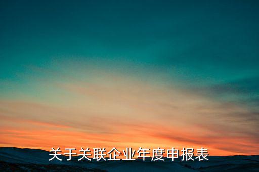 什么是關聯(lián)申報表，小規(guī)模納稅人2013年年報年度關聯(lián)企業(yè)申報表怎么填