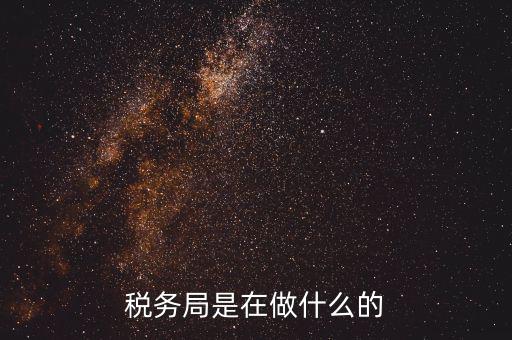 重慶國稅稅局干什么，稅務局是在做什么的