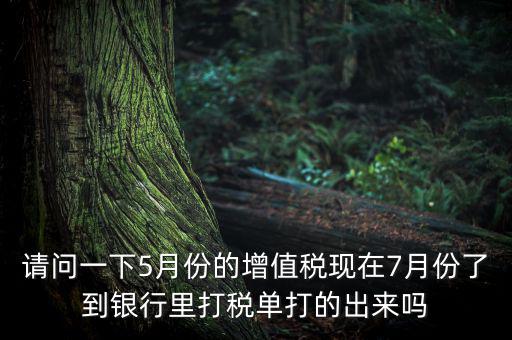 提交了增值稅要什么時(shí)候拿稅單，交稅后什么時(shí)候才能拿到稅單