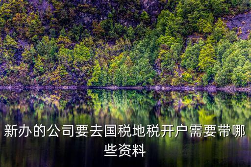 銀川地稅新開戶需要準備什么，辦地稅需要什么東西