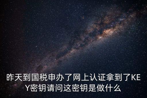 電子鑰匙國稅默認密碼是什么，稅務電子鑰匙口令是統(tǒng)一嗎