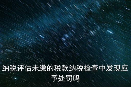 納稅評定稅款是什么，國稅作日常評估稅款繳滯納金比例是多少