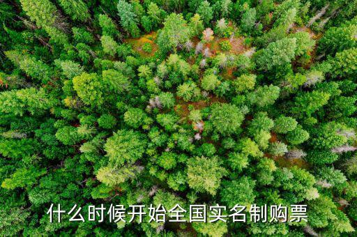 什么時(shí)候開始全國實(shí)名制購票