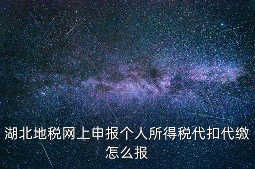 湖北地稅如何網(wǎng)上申報(bào)，湖北省地稅新的報(bào)稅系統(tǒng)里核定的公司稅種在申報(bào)表里面沒有看