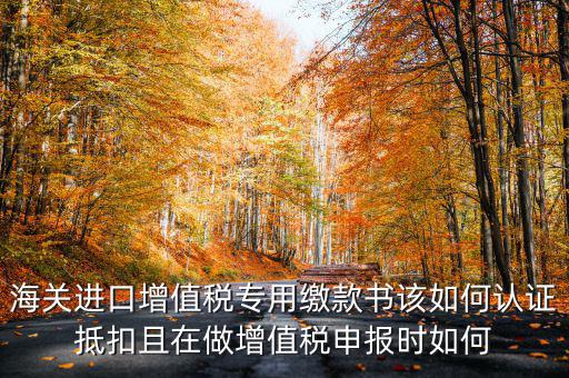 海關(guān)進(jìn)口增值稅專用繳款書如何抵扣，海關(guān)進(jìn)口增值稅繳款書怎么抵扣