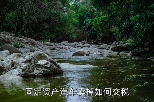 出售固定資產(chǎn)汽車如何納稅，企業(yè)出售已記入固定資產(chǎn)的汽車該交哪種稅