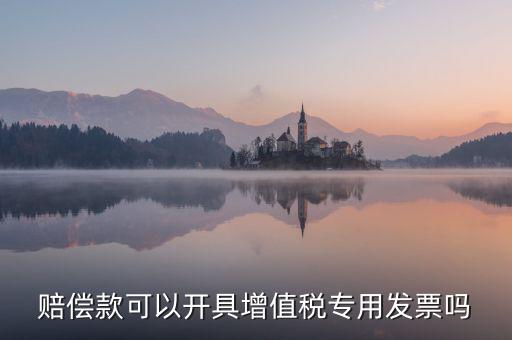 收客戶賠償金如何開票，賠償款可以開具增值稅專用發(fā)票嗎